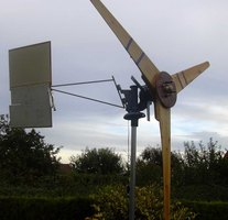 Homemade alternator wind turbine