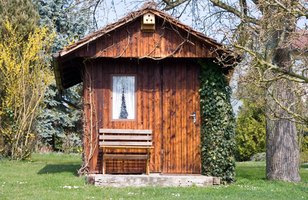 How to Build a House Out of a Wood Storage Shed thumbnail