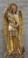 The angel named Michael first appears in the book of Daniel.