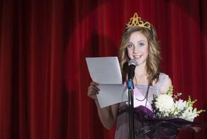 Many tips are offered to participants in junior high school pageants.