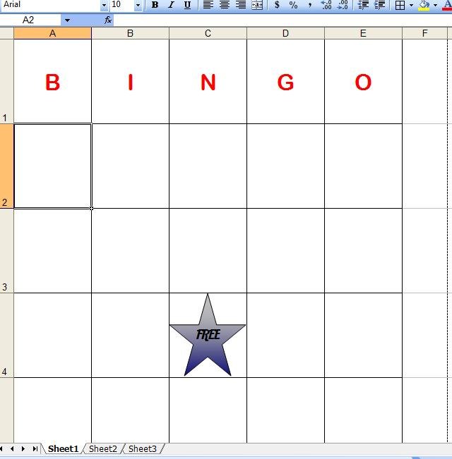 how-to-make-bingo-cards-in-excel-with-pictures-ehow