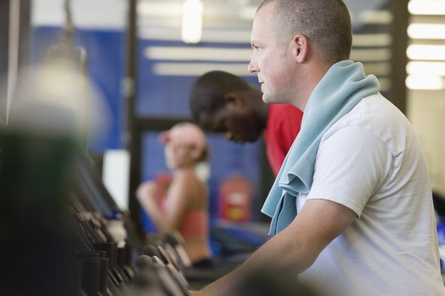 Combine cardio exercise and weights three times aper week.