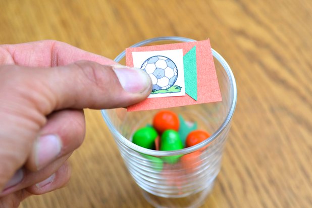 DIY Soccer-Themed Candle