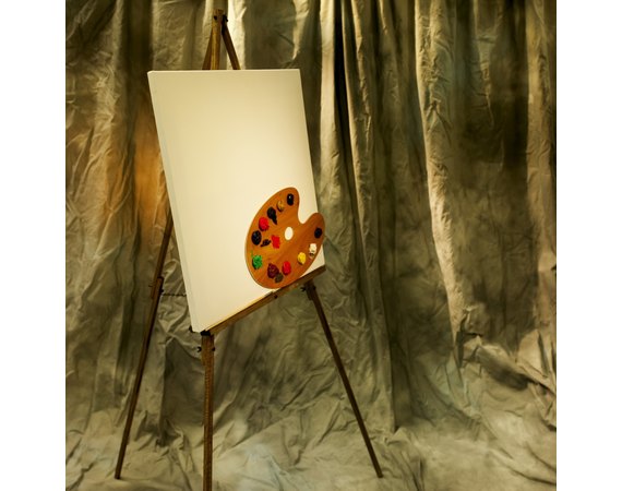 DIY Backdrop with a Painter's Canvas for Photography