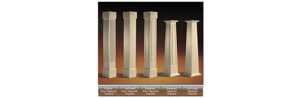 how to build wood column