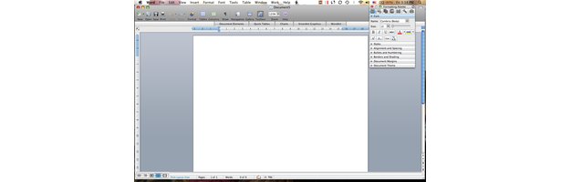 mac word header on first page only
