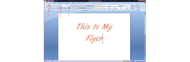 how-to-make-a-flyer-on-microsoft-word-2007-7-steps-ehow