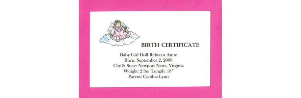 how-to-create-a-birth-certificate-for-a-doll-ehow