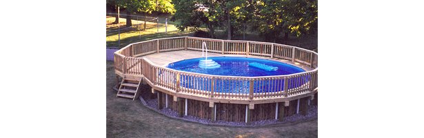 build a deck for above ground pool