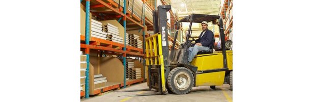 Forklift operators may avoid the discomfort of bad weather by driving their vehicles indoors.