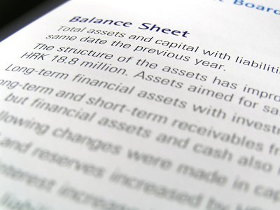 Balance Sheet Depreciation