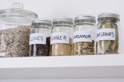 Glass Spice Containers
