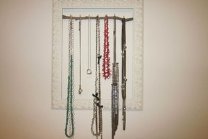DIY project: Create your own jewelry organizer.
