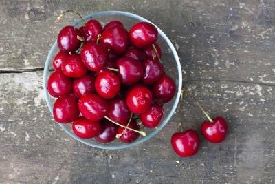 Cherries are among the many fruits permitted.