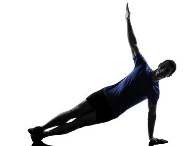 Side-plank exercise will tighten your obliques.
