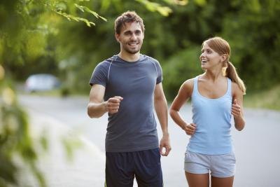 try to run at least a mile per day