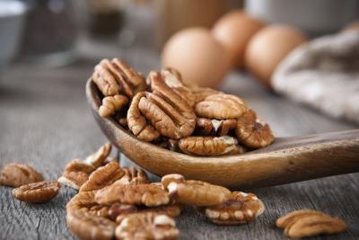 Pecans and several other varieties of nuts are allowed.
