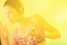Adjust your white balance setting if the images have a yellow hue.