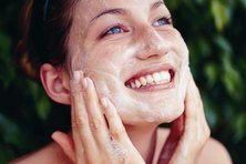 Wash your face twice a day with a gentle, fragrance-free soap to prevent pimples and whiteheads.
