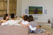 An LCD TV is a great option for a well-lit living room.