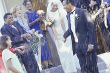 Create a different rice toss option for your wedding.