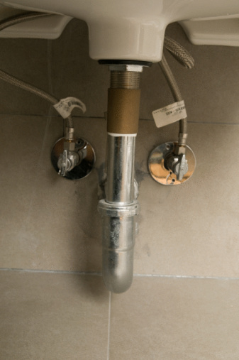 Under Sink Plumbing at