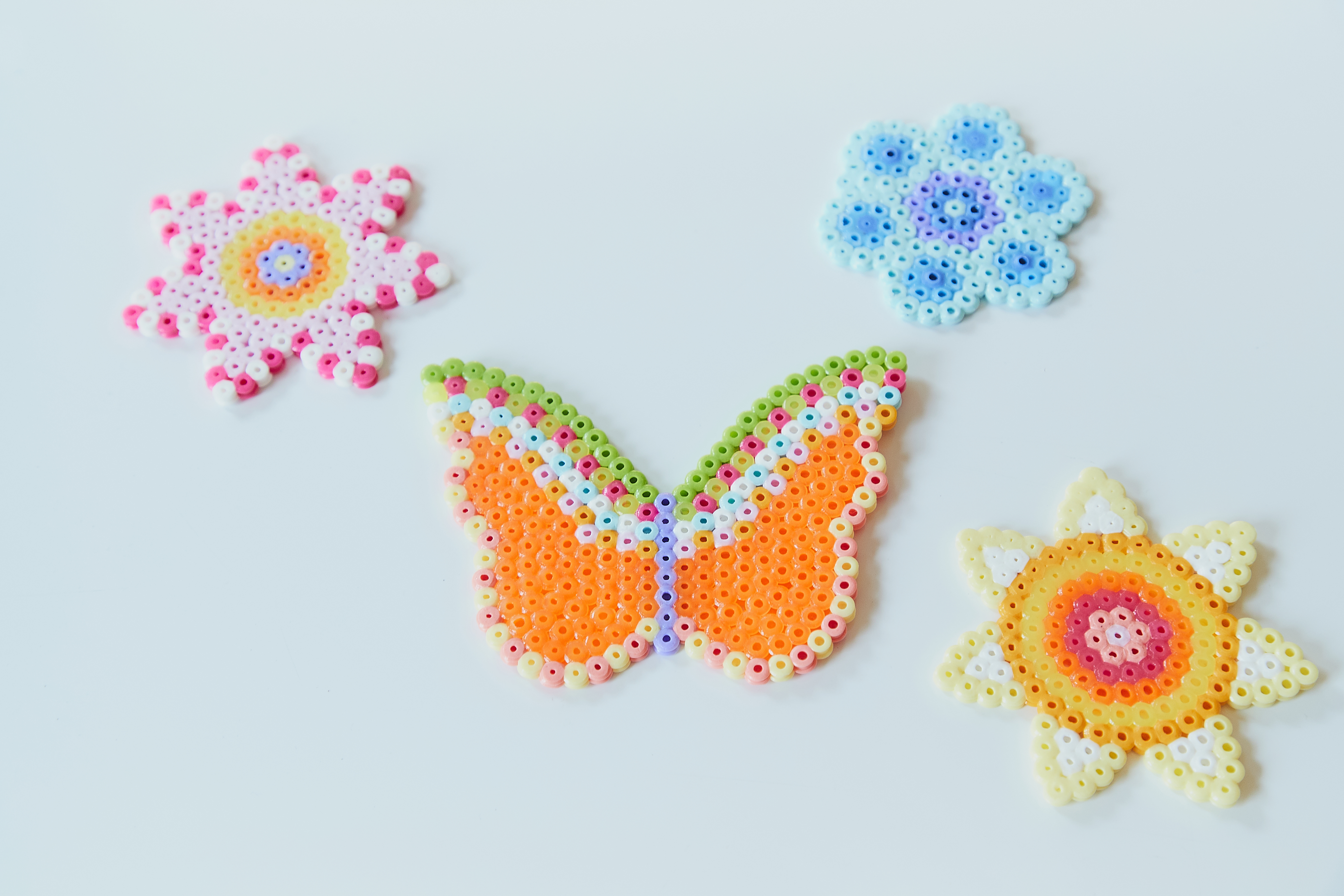Spring Melty Bead Shapes - Craft Project Ideas
