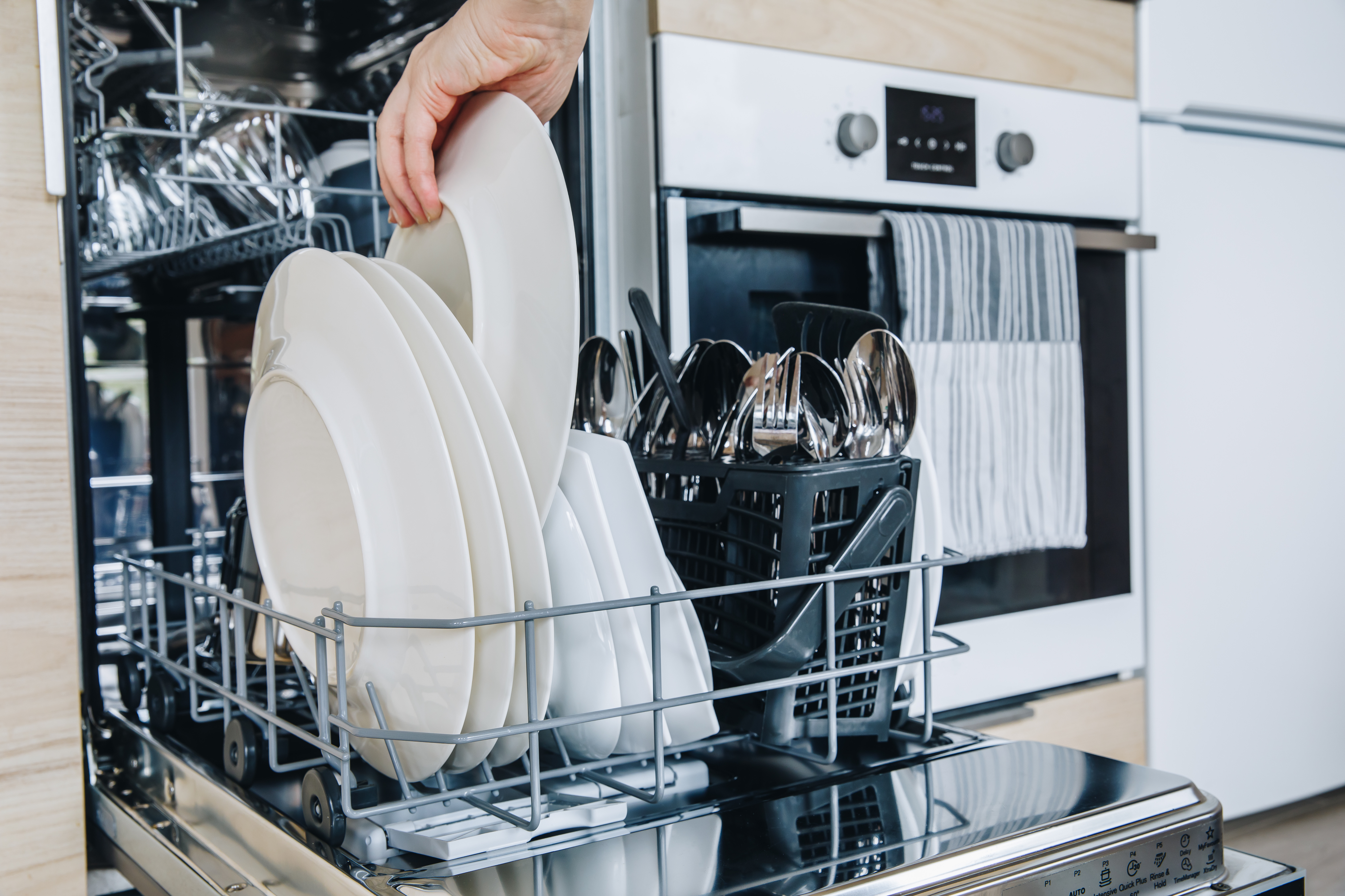 Ge profile dishwasher leaking clearance underneath