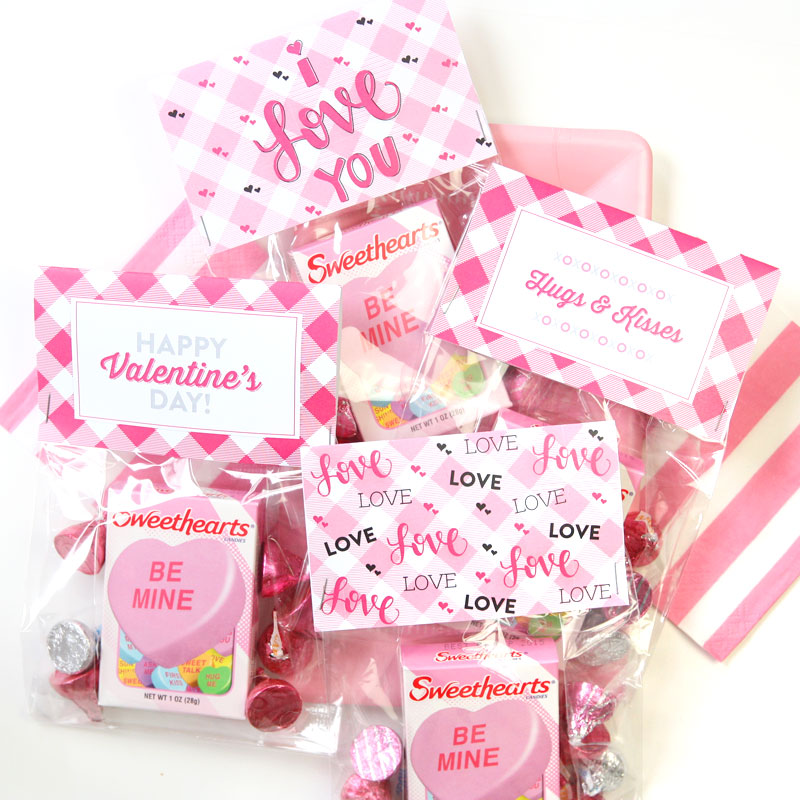 Valentine's Day Goody Bags Station for Kids