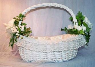 How to Decorate a Wedding Basket