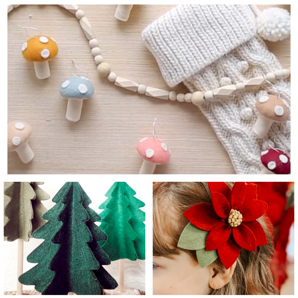 Cozy Christmas Fabric Ornaments - Crafting Cheerfully