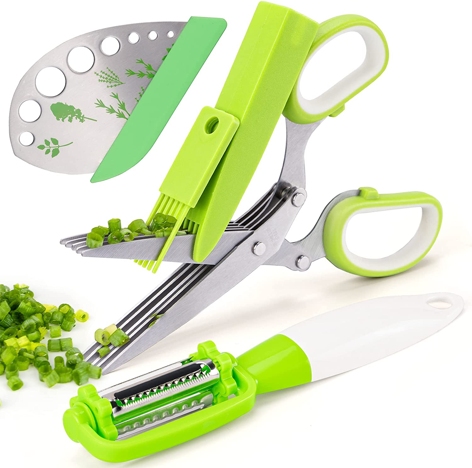 OXO Good Grips Multi-Purpose Kitchen & Herbs Scissors/Shear (2 Pack)