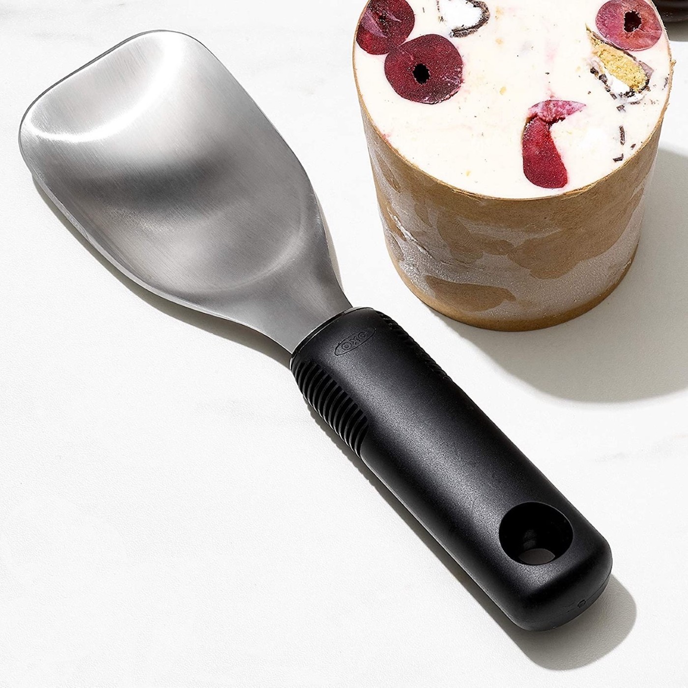 Stainless Steel Ice Cream Scoop Ergonomic for Hard Dishwasher Safe Spade  for sale online