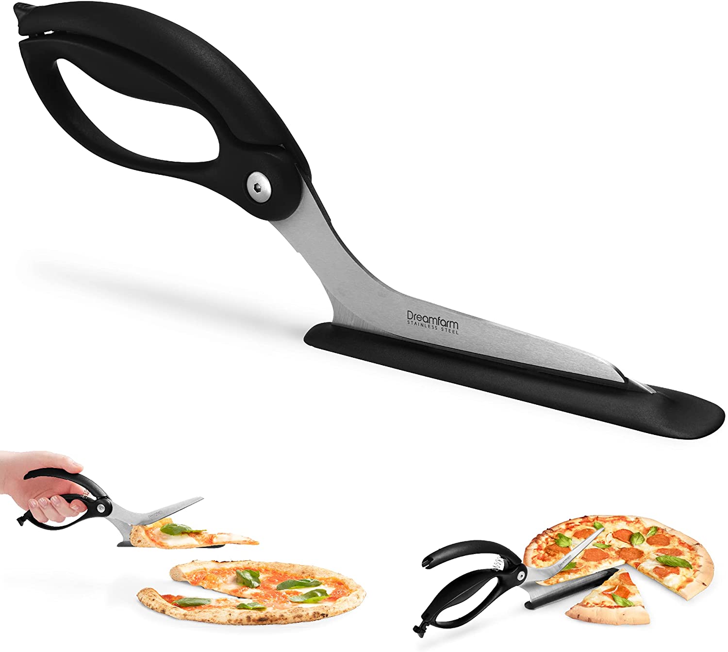18 Pizza Cutter by KitchenStar  Sharp Stainless Steel Slicer Knife 