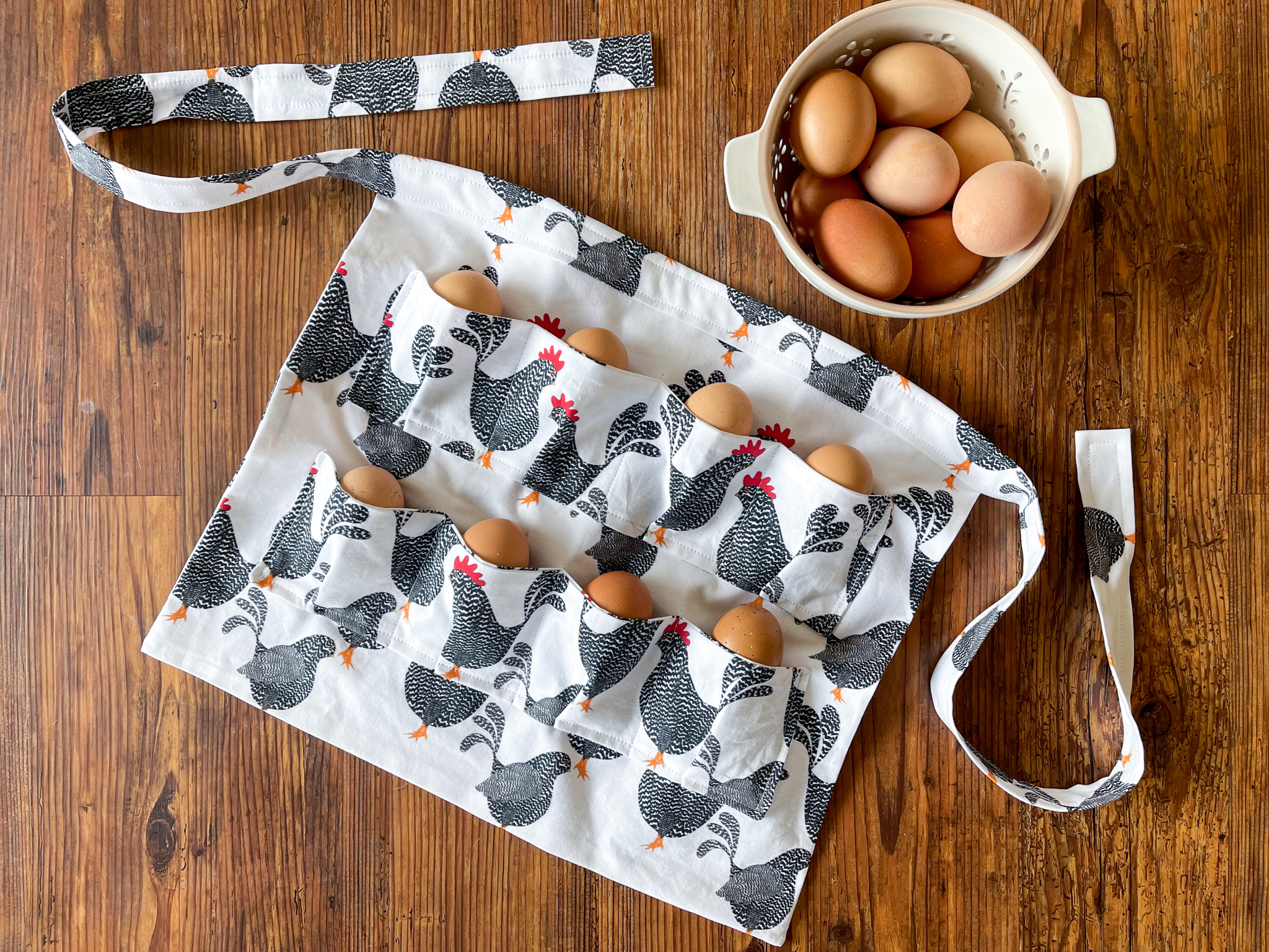 How to Make an Egg Apron