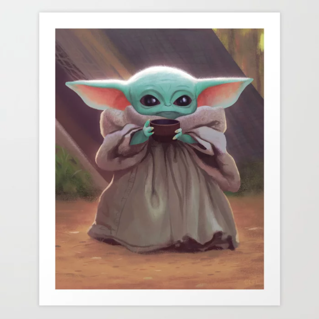 10 Adorable Baby Yoda Fan Art