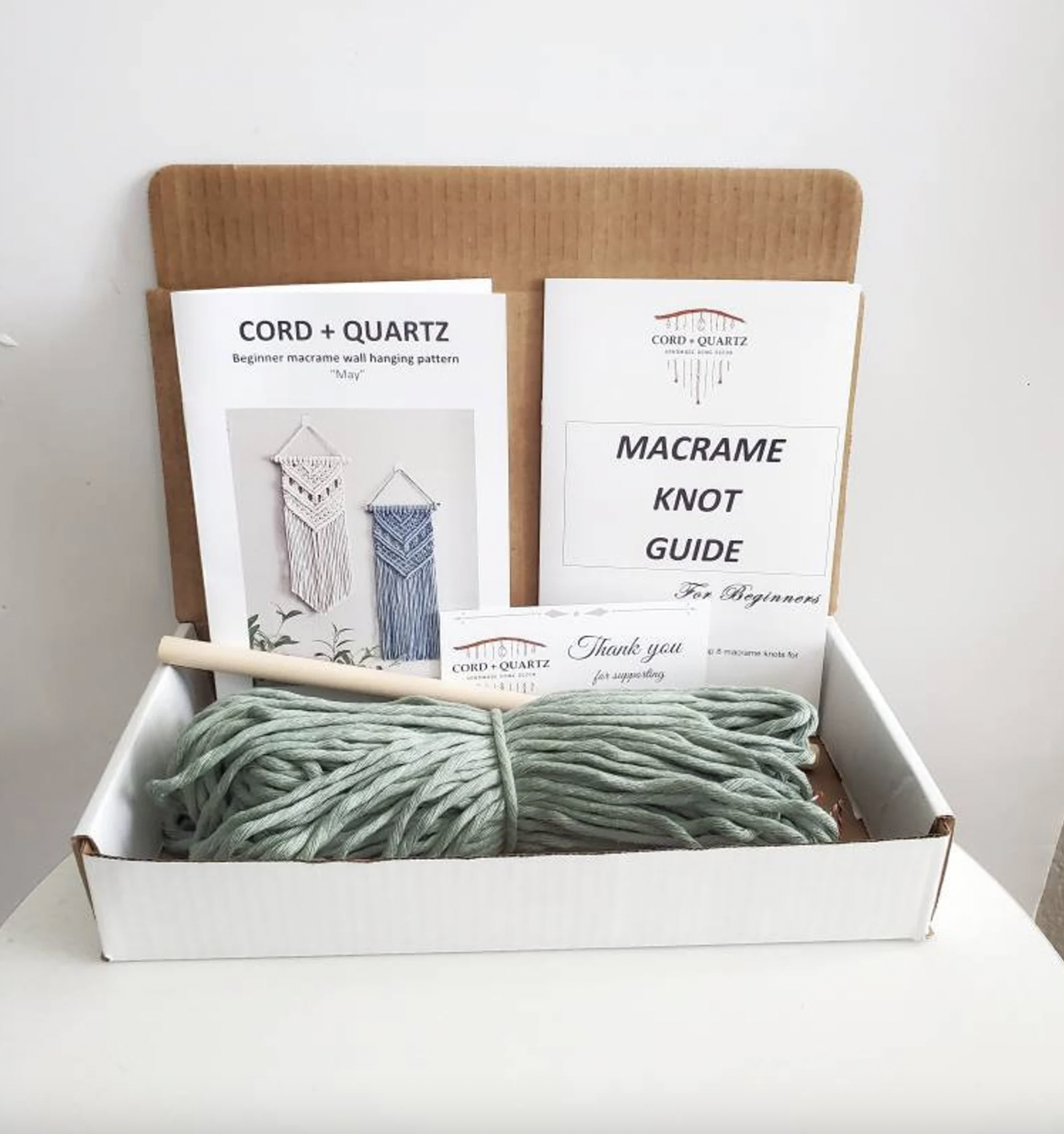 DIY Macrame Wall Hanging, Make Your Own Macrame Gift, Macrame Kit Gift In A  Box Choose Your Colour