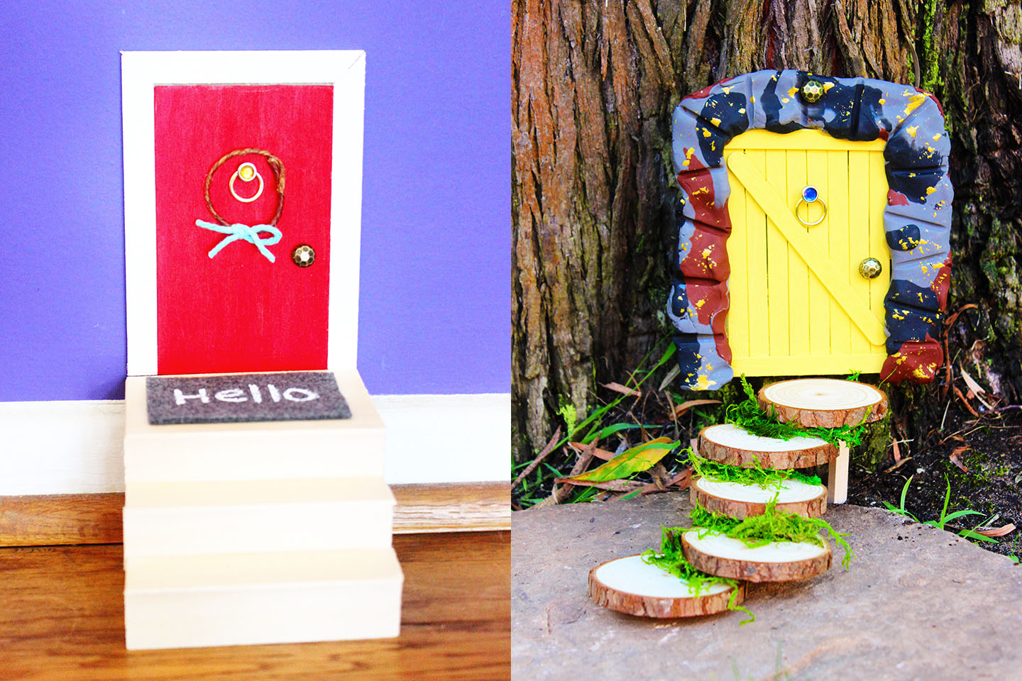 DIY Fairy Doors for Indoors and Outdoors