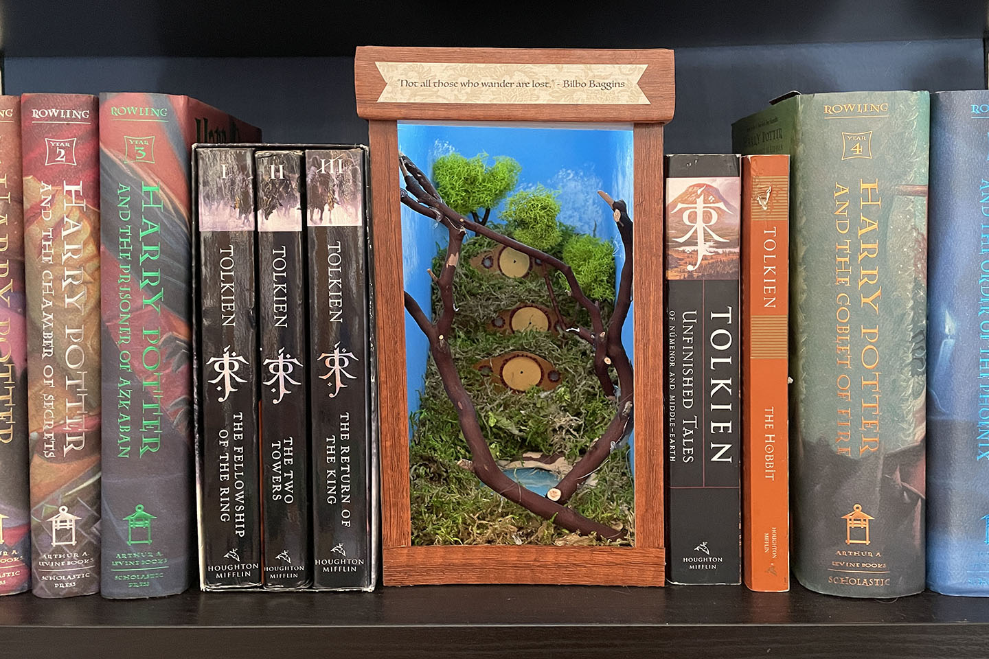 Make a Completely Magical Book Nook Shelf Insert