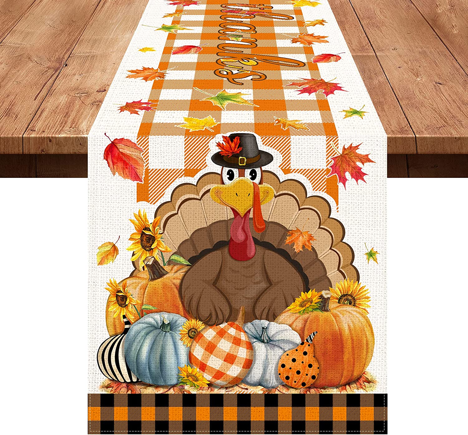 DIY Thankful Table Runner // Easy & Budget-friendly Thanksgiving Table Idea  - This is our Bliss