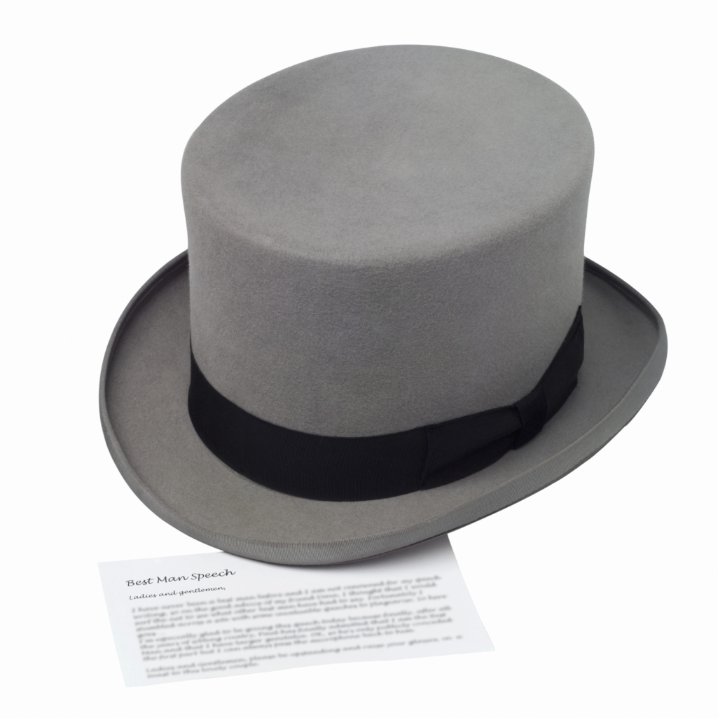 Top Hat Straw, Dark Gray Straw Top Hat, Formal Top Hat, Handmade