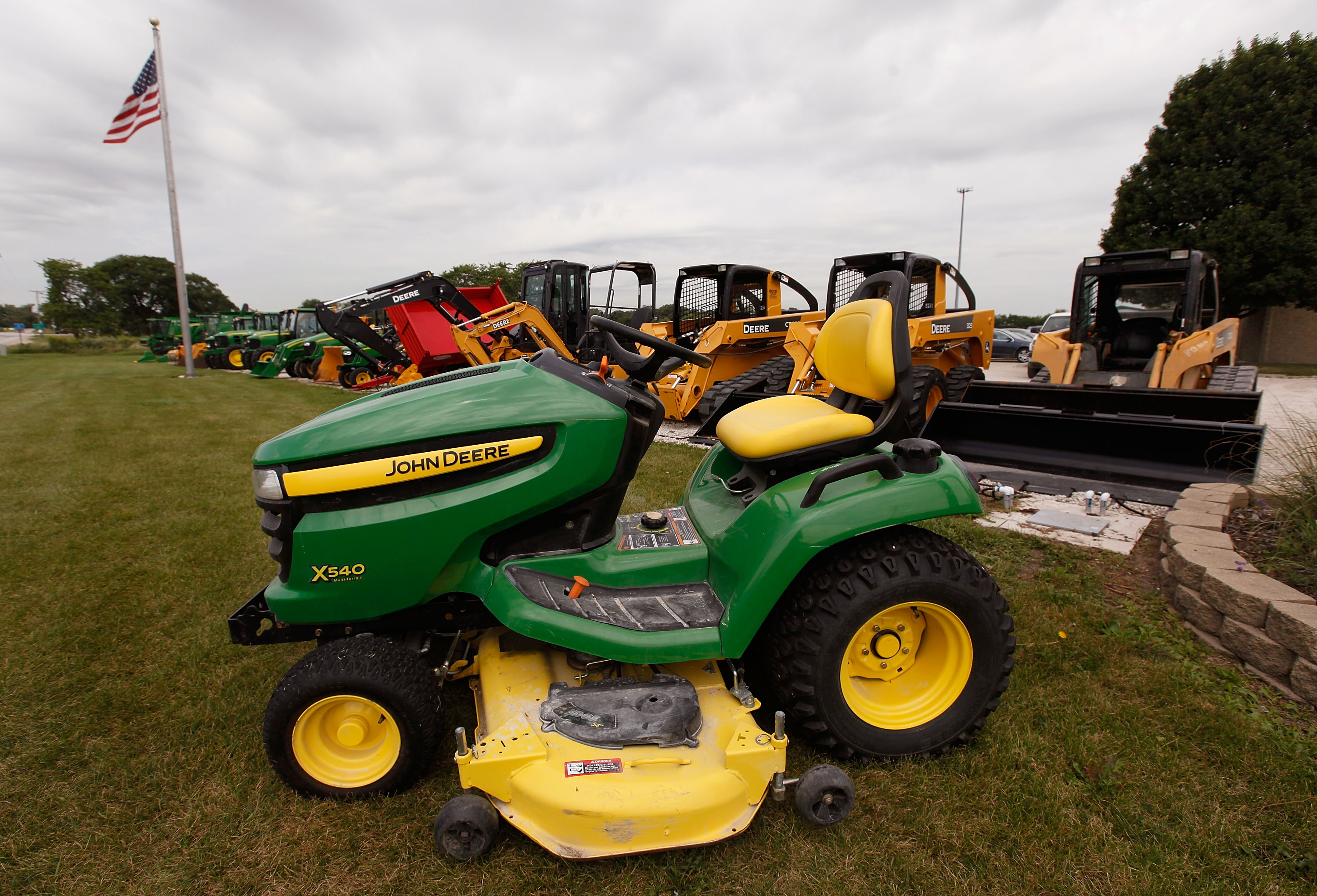 John deere lawn discount mower hood for sale