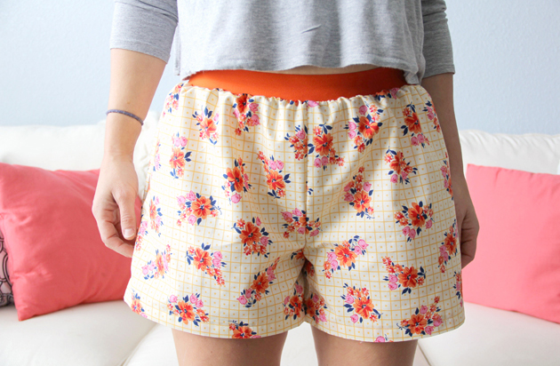 How to Sew Drawstring Shorts: Easy Tutorial for Beginners - Free