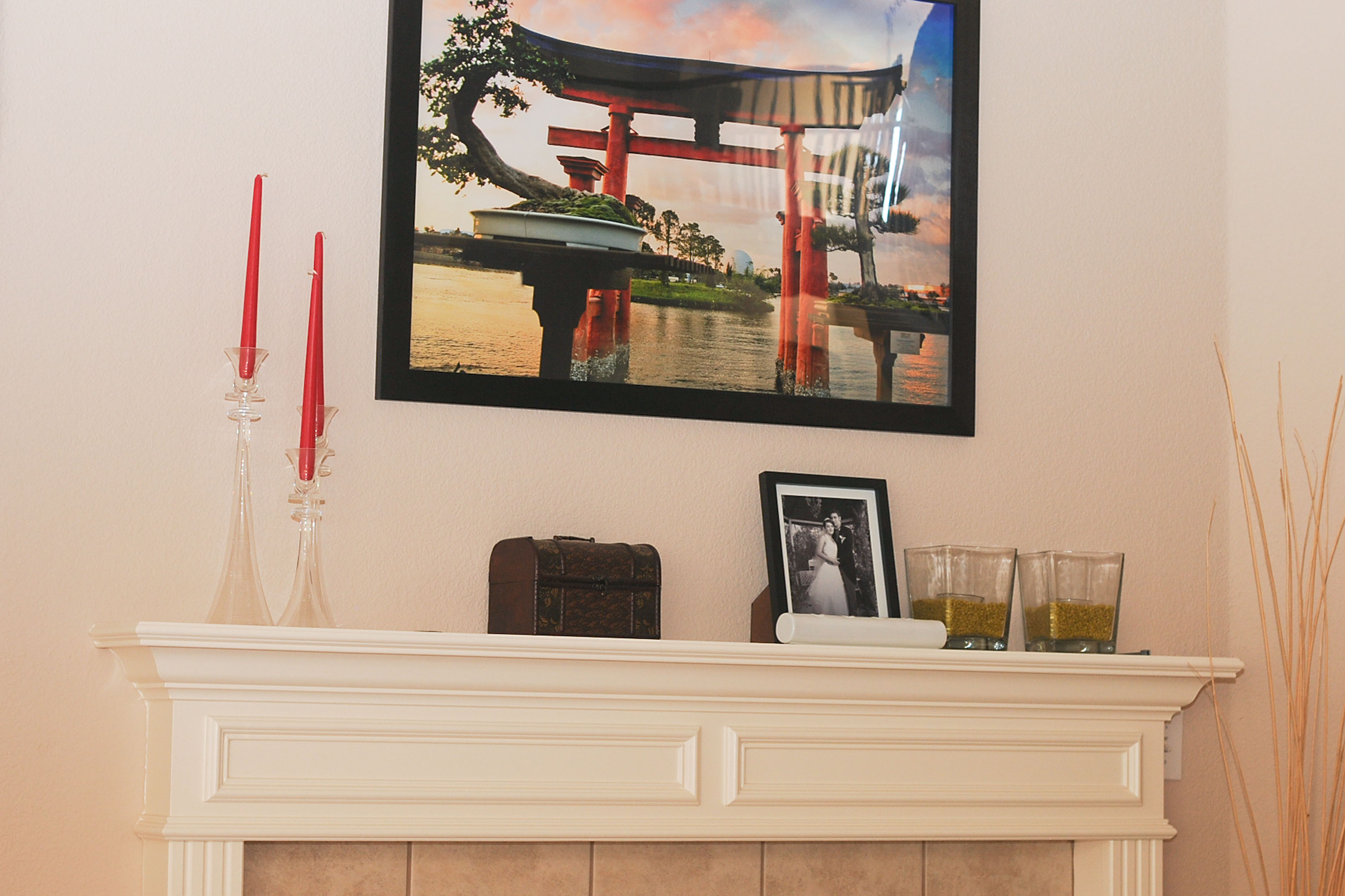 How to Hang a Painting Over a Fireplace Mantel ehow