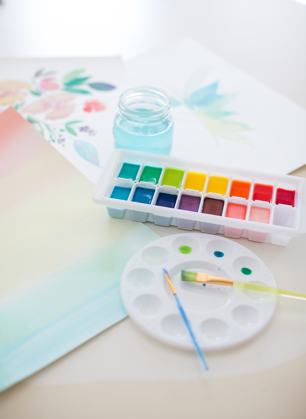 How to Make Watercolor Paints That are Safe for Kids, eHow