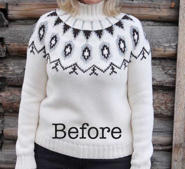 Transform a Pullover to Cardigan Sweater Jacket Tutorial | ehow