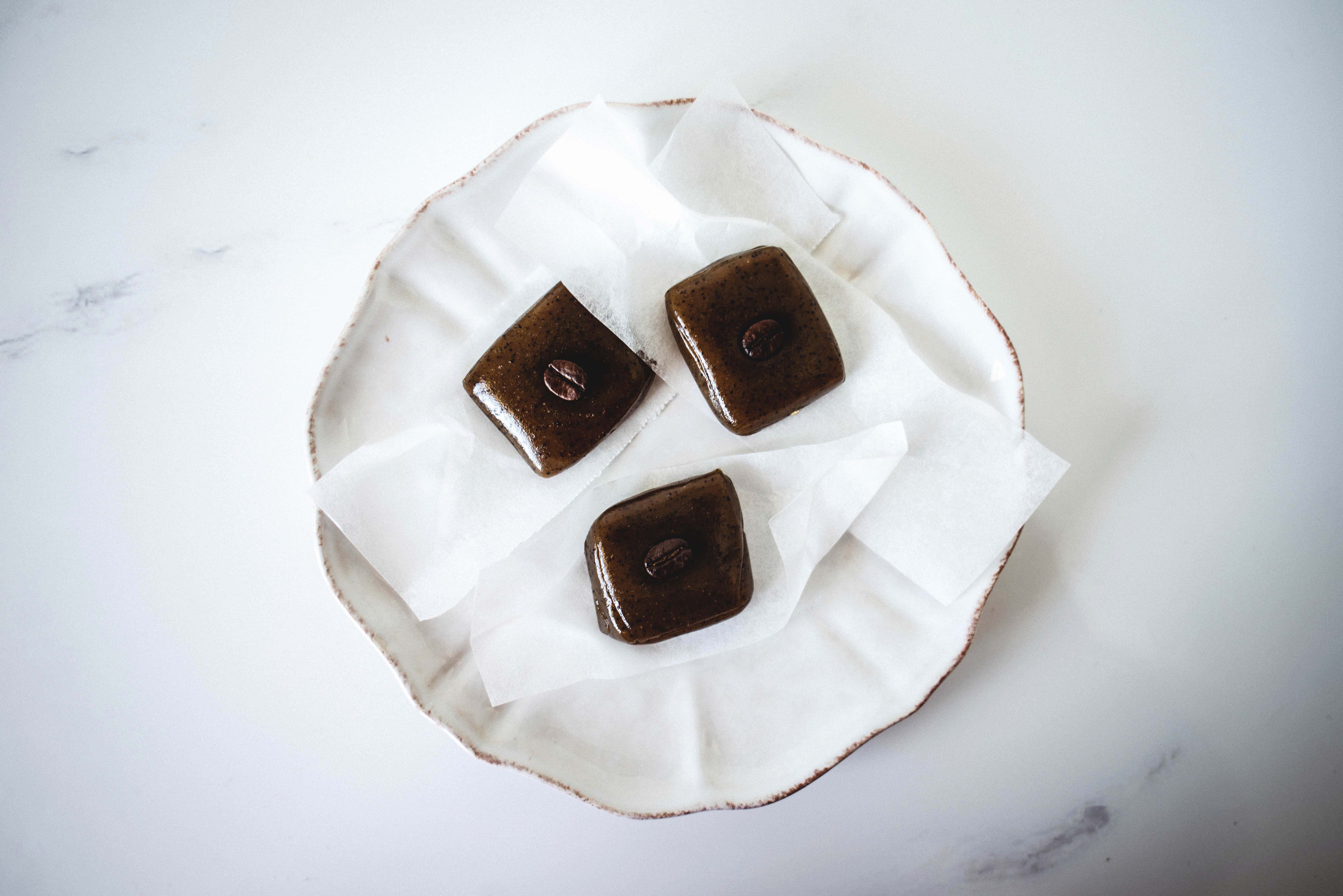 Chocolate Espresso Caramel Candy Recipe Coffee Flavored treat.