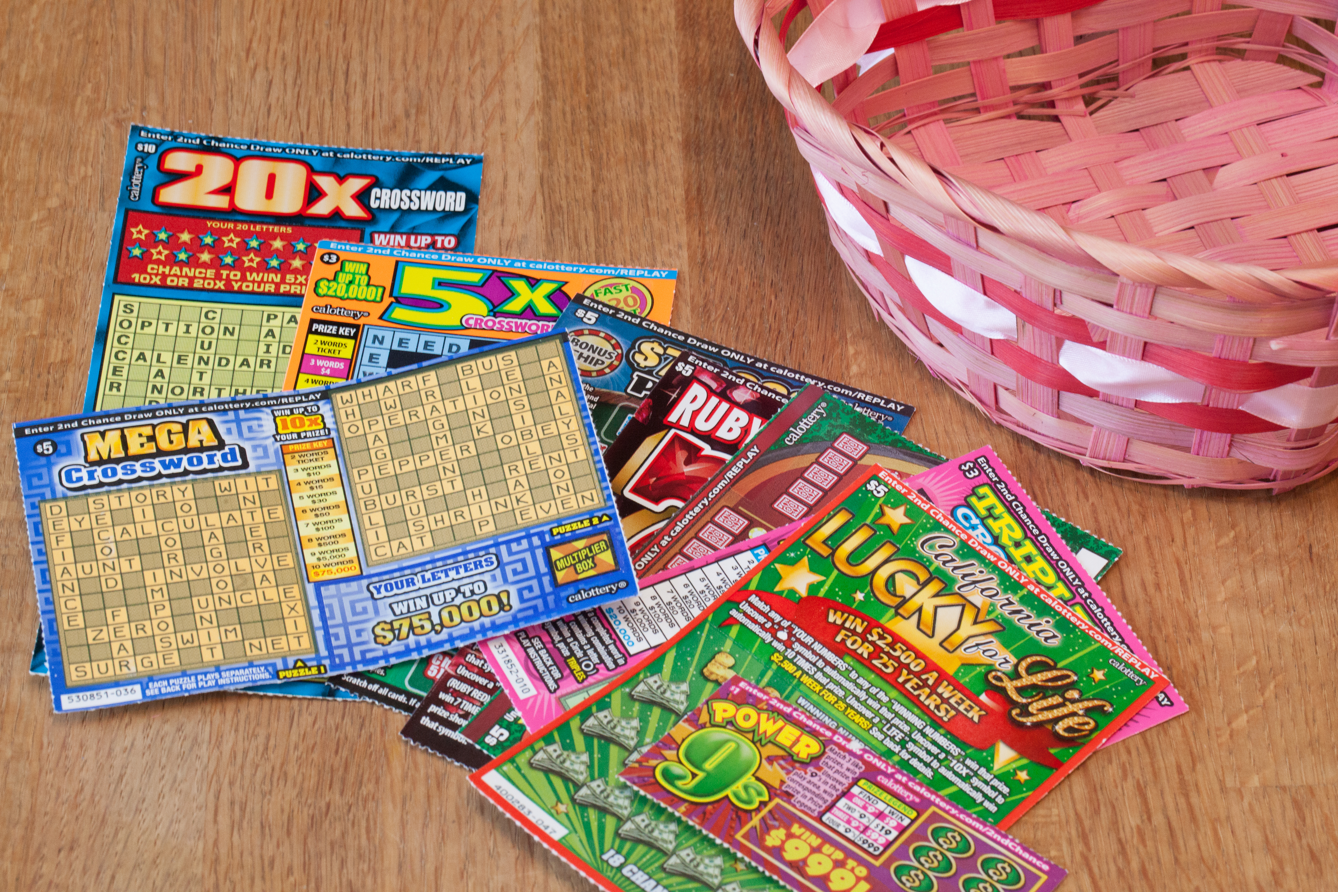 How to Make a Scratch Off Lottery Ticket Gift Basket