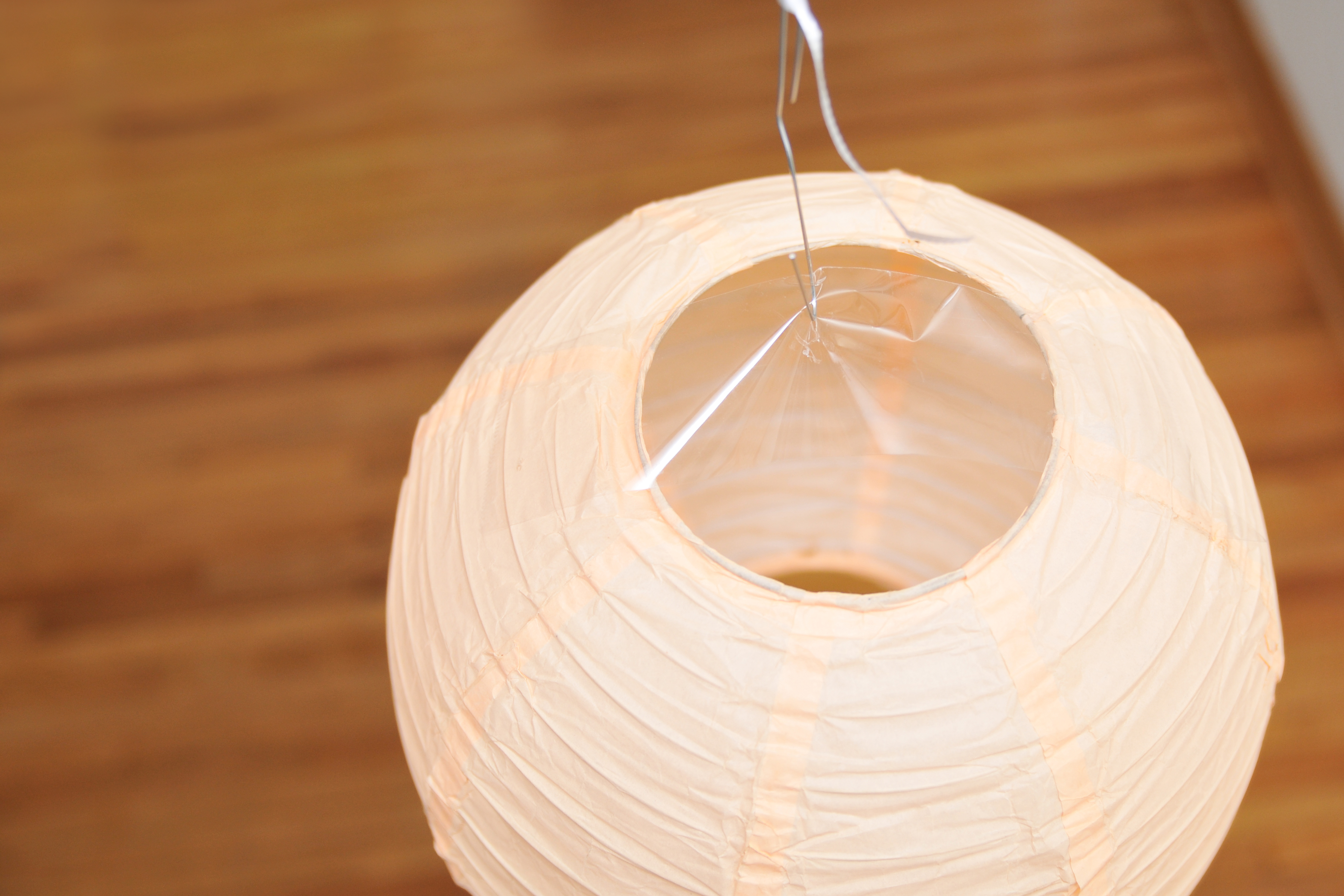 How to Make a Night Lamp out of Paper - DIY Paper Lamp (Pendant Light) 