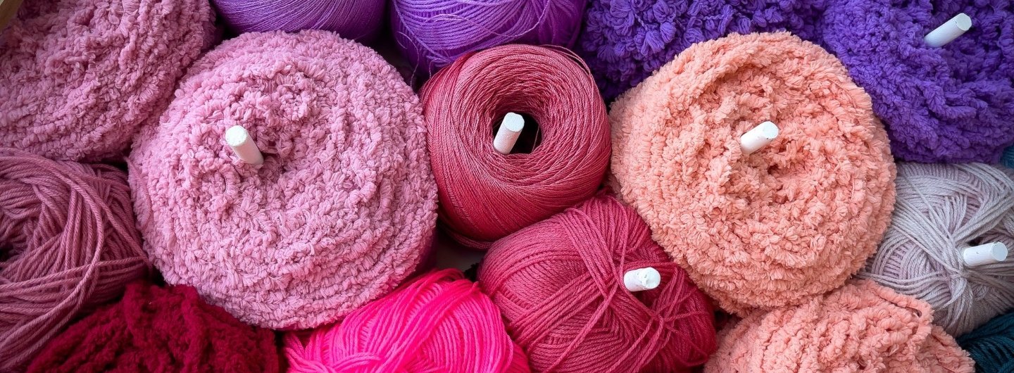 Colorful Yarn for Textile Crafts